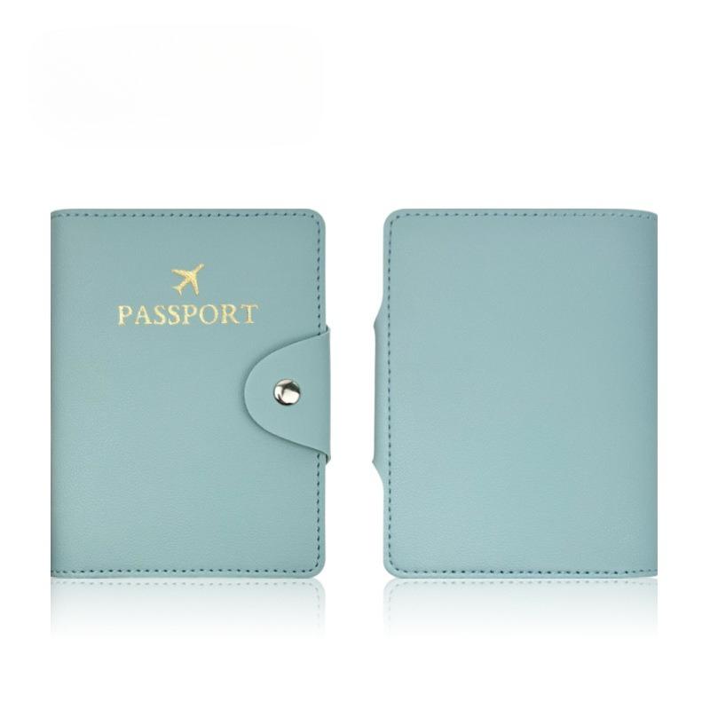 1 Stück Reisepass-Schutzhülle aus Pu-Leder, Dokumentenetui, Reisepass, Schutzhülle, Material, wasserdicht, für Frauen und Mädchen