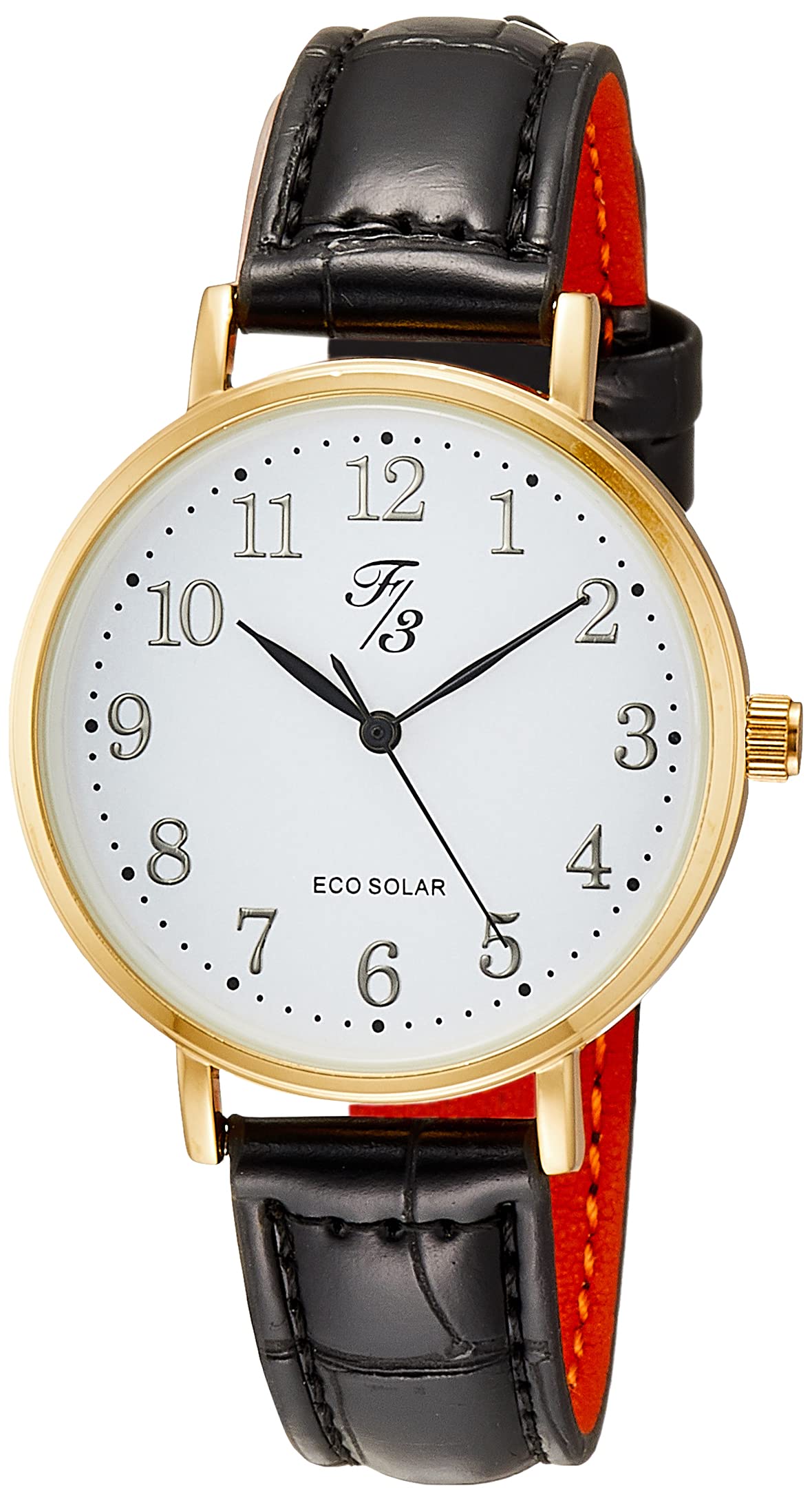 

ALIAS Watch Solar F3 Analog Водонепроницаемый кожаный ремешок FP012BK1S Женский черный