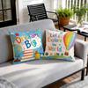 1pcs/4pcs Back-to-school Inspirational Cushions Pillowcase Polyester Cushion Cover Throw Pillow Pillowcover Home Car Sofa Decor