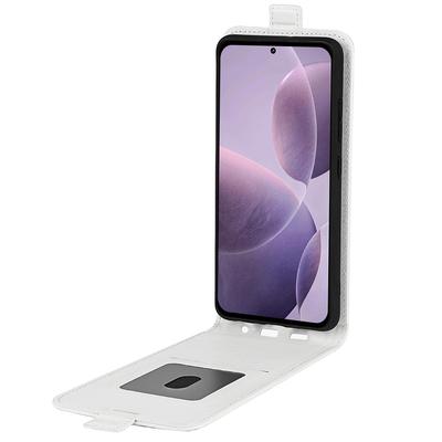 For Xiaomi Poco F6 Pro 5G/Redmi K70 5G/K70 Pro 5G Leather Cover Vertical Flip Crazy Horse Texture Phone Case