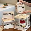 Folded Ear Dog Transparent Cake Packaging Box