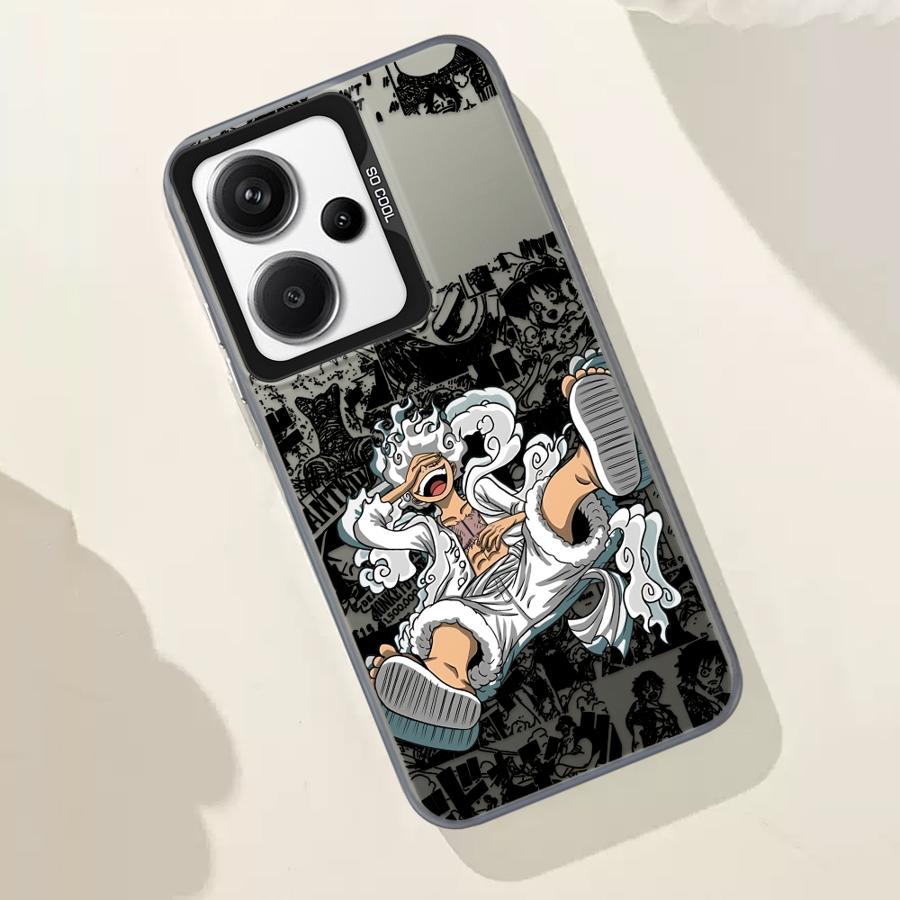 Jednodílný Anime P-Piece Pouzdro na telefon pro Xiaomi Redmi Note 13 Pro 12 11Pro 10 10S 11S 12S 12 14 Pro Plus 10Pro Kryt