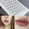 YY30~Diamond Sticker Fake Nose Stud Self Adhesive Rhinestones Non Piercing Eye Ear Face Body Jewelry For Women Sticker Crystal