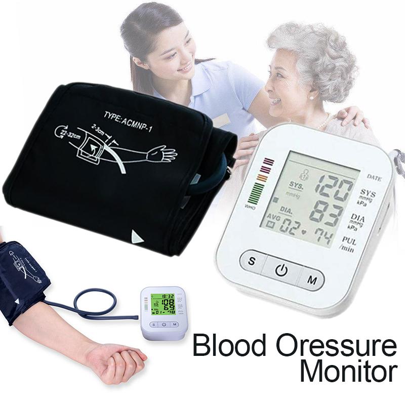 Cyfrowy Automatyczny Elektroniczny Inteligentny Ciśnieniomierz Maszyna Mankiet na Ramię