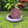 Cartoon Manhole Cover Raccoons Figurine Ornament Realistic Resins Animal Figure for Desk Shelf or Outdoor Garden Decors