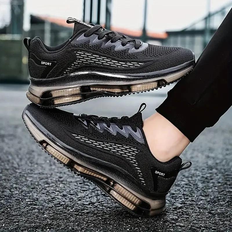 Fashion High QualityMen Casual Air Cushion Running Shoes Comfortable Male Autumn New Mesh Breathable Ligh Soft Sports Sneakers 2025