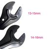 2Pcs Bike Bicycle Hub Repair Tools Double-Ended Cone Wrench Bicycle Head Open End Axle Hub Spanner Hub Axle Tool 13/14/15/16mm
