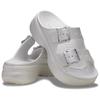 Crocs Slide Slippers Women's Gray Silver 215552-1OQ