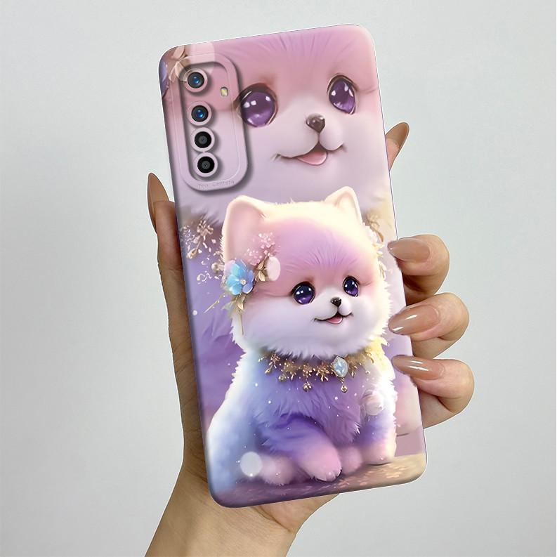 For Realme X2 XT Case RMX1921 RMX1991 RMX1993 Pretty Flowers Silicone Soft TPU Shockproof Phone Cover For OPPO K5 Coque Fundas