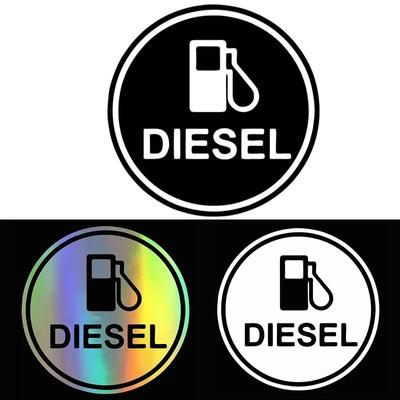 Pegatina para tapa de tanque de combustible de coche, calcomanía de gasolina, personalizada, creativa, divertida, accesorios decorativos con láser para tapa de tanque de combustible, decoración para coche