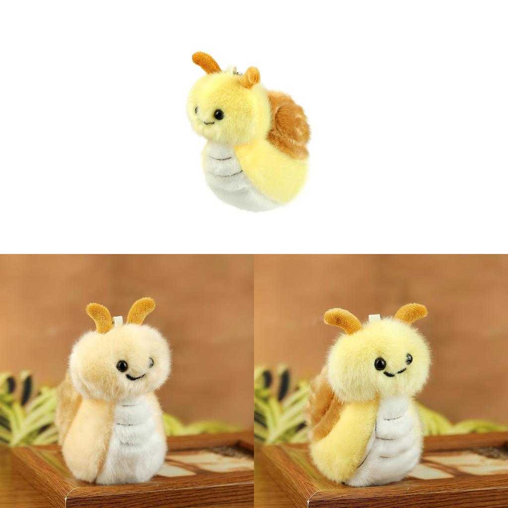 Cute Snail Plush Keychain With Pp Cotton Filling For Girls And Boys Gift