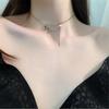 Thai Silver Texture Tassel Heart 925 Sterling Silver Jewelry Retro Love Angel Clavicle Chain Exquisite Necklaces TYB351