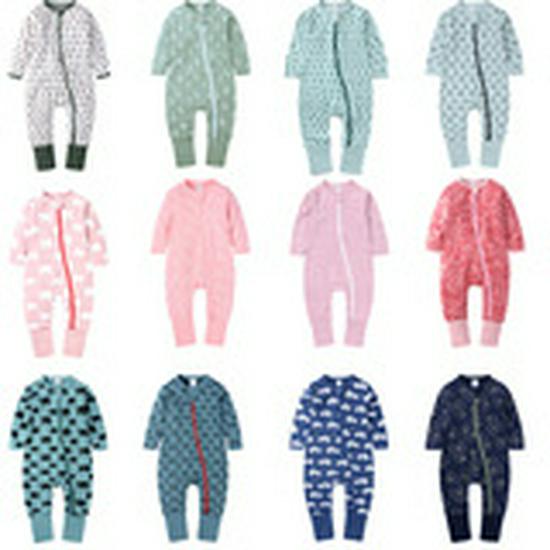 Bamboo Fiber Baby Onesie – Spring/Autumn Casual Homewear Newborn Climbing Suit