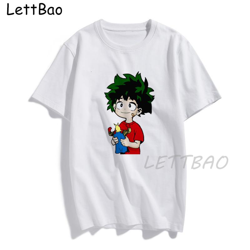 My Hero Academia Anime T Shirt Men Tops Summer Harajuku Short Sleeve Cute T Shirt Japanese