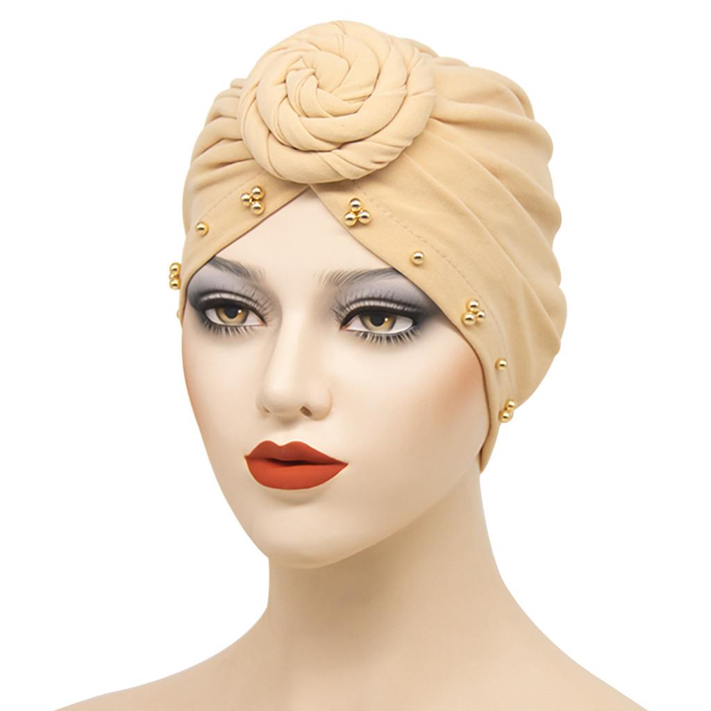 Summer Winter Spring Autumn Women Knit Beanie With Rhinestone Embellishments For Casual Wear