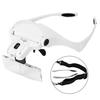 1/1.5/2/2.5/3.5X Lens Wearing Dual LED Lights Magnifying Eyeglasses Reading