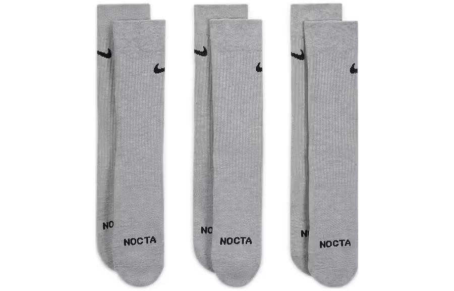 

Nike X Nocta Crew Socks Set Of 3 Grey DD9240-902 XL