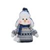 2024 New Christmas Decorations Blue Series Snowman Christmas Doll Gift Craft Home Decor 2024 Happy New Year