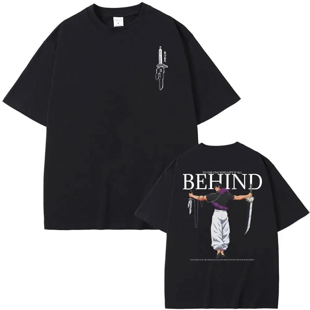 Summer Japanese Anime Jujutsu Kaisen Men Teenager T-shirt Manga Ryomen Sukuna Boys Short Sleeve T-shirts Oversized Cotton Casual
