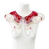 False Collar Lace Shawl Wrap Yunjian Collar Detachable Embroidery Hanfu Floral Decorative Chinese Yunjian Tassels DXAA
