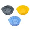 Silicone Air Fryer Pot Non-stick Air Fryer Basket Multifunctional Supplies Safety Non-toxic for Oven Microwave Cake Baking Mould