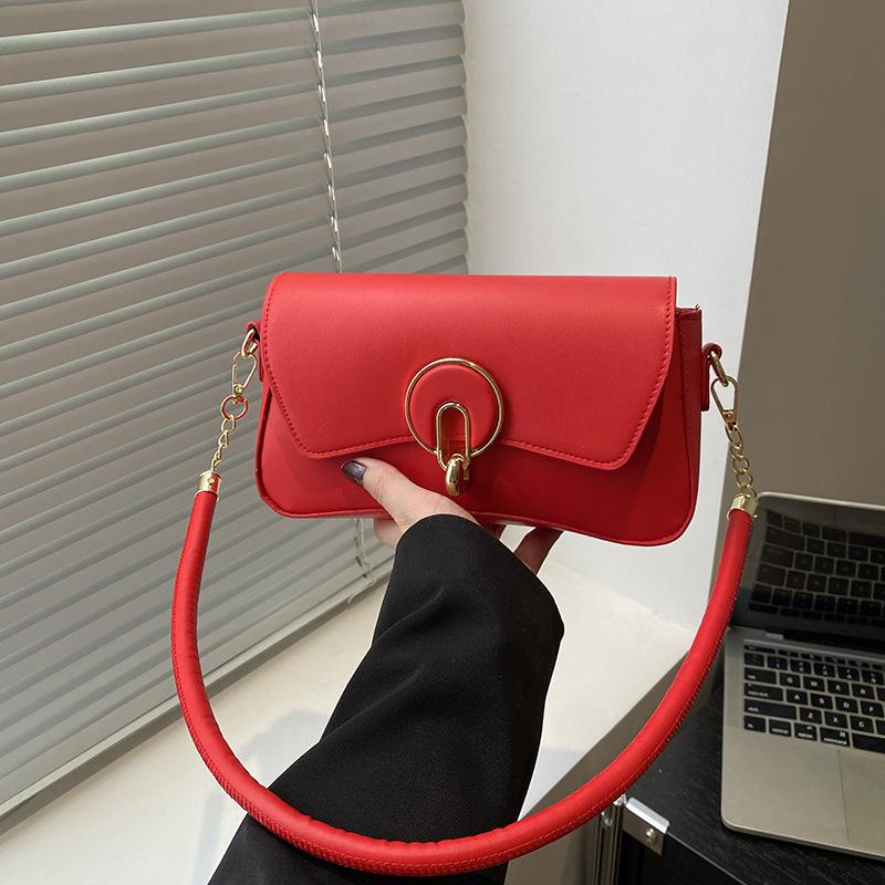 High-end Niche Design Single Shoulder Armpit Bag Women's New Fashion Versatile Commuter Texture Handbag