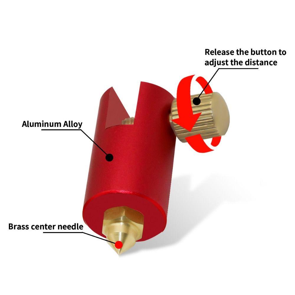 Adjustable Fixed-Point Circle Line Marking Gauge 360 Degrees Woodworking Scriber Woodworking