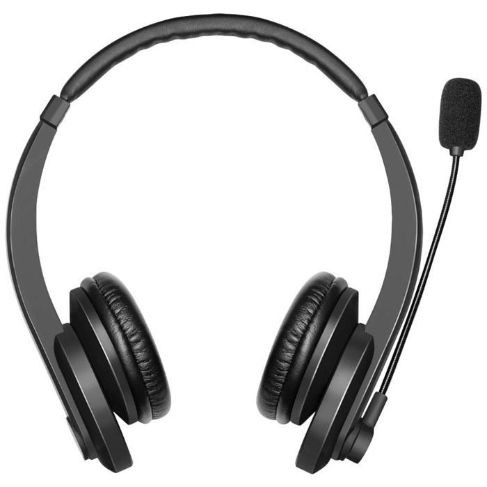 Casque stéréo Bluetooth - LOGILINK - BT0060 - Microphone réglable - Autonomie 18h - Confort sur-oreille