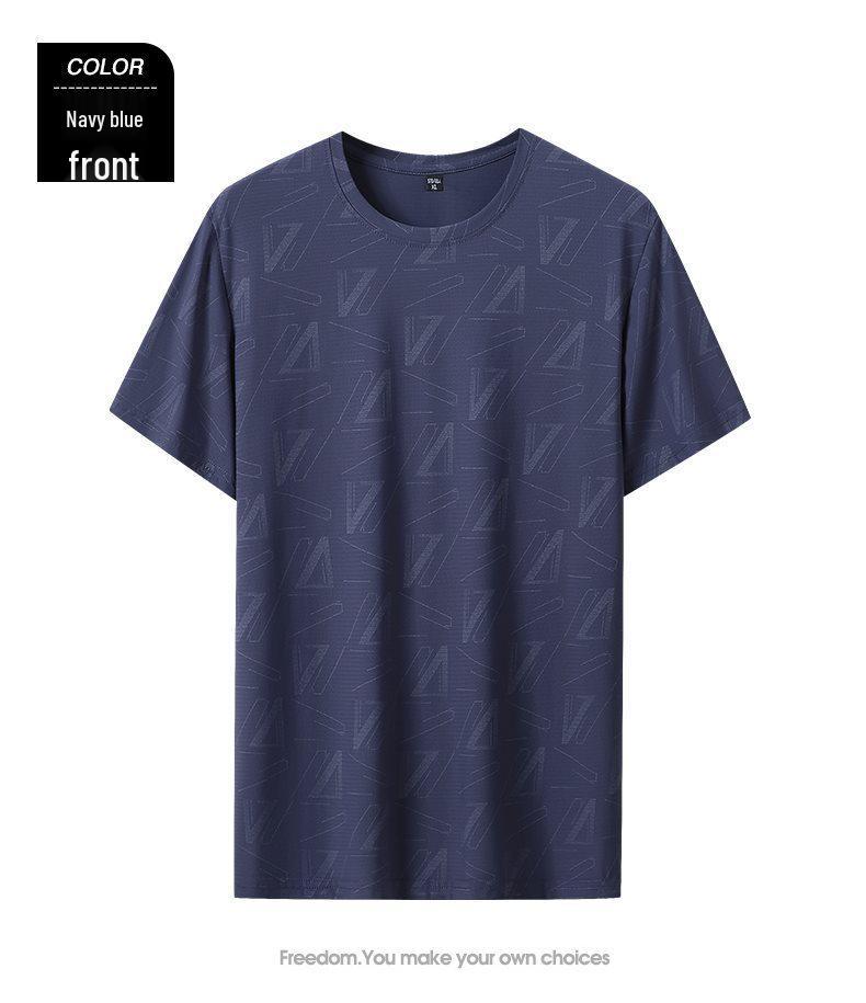 2026 Summer Men's Camouflage Quick Dry Ice Silk T-shirt - Short Sleeve, Casual Outdoor Round Neck