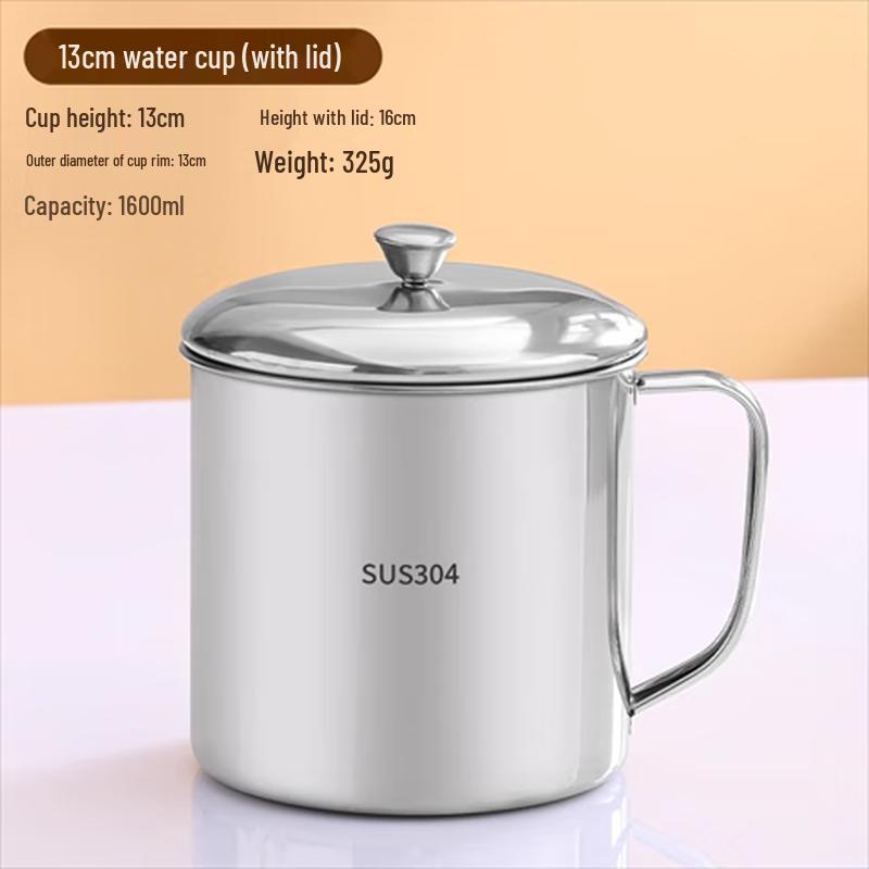 Lainuo 304 Stainless Steel Tea Mug with Lid & Infuser