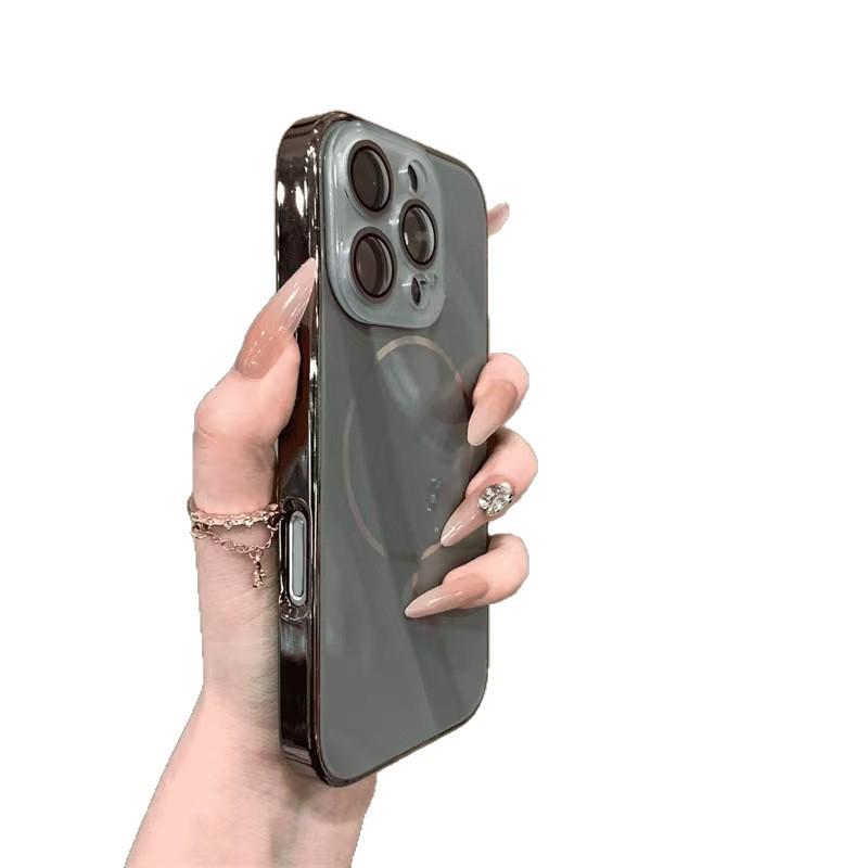 

Magnetic Glass with Built-in Lens Film for iPhone 17 Pro Max and 16 Pro Max 15 Pro