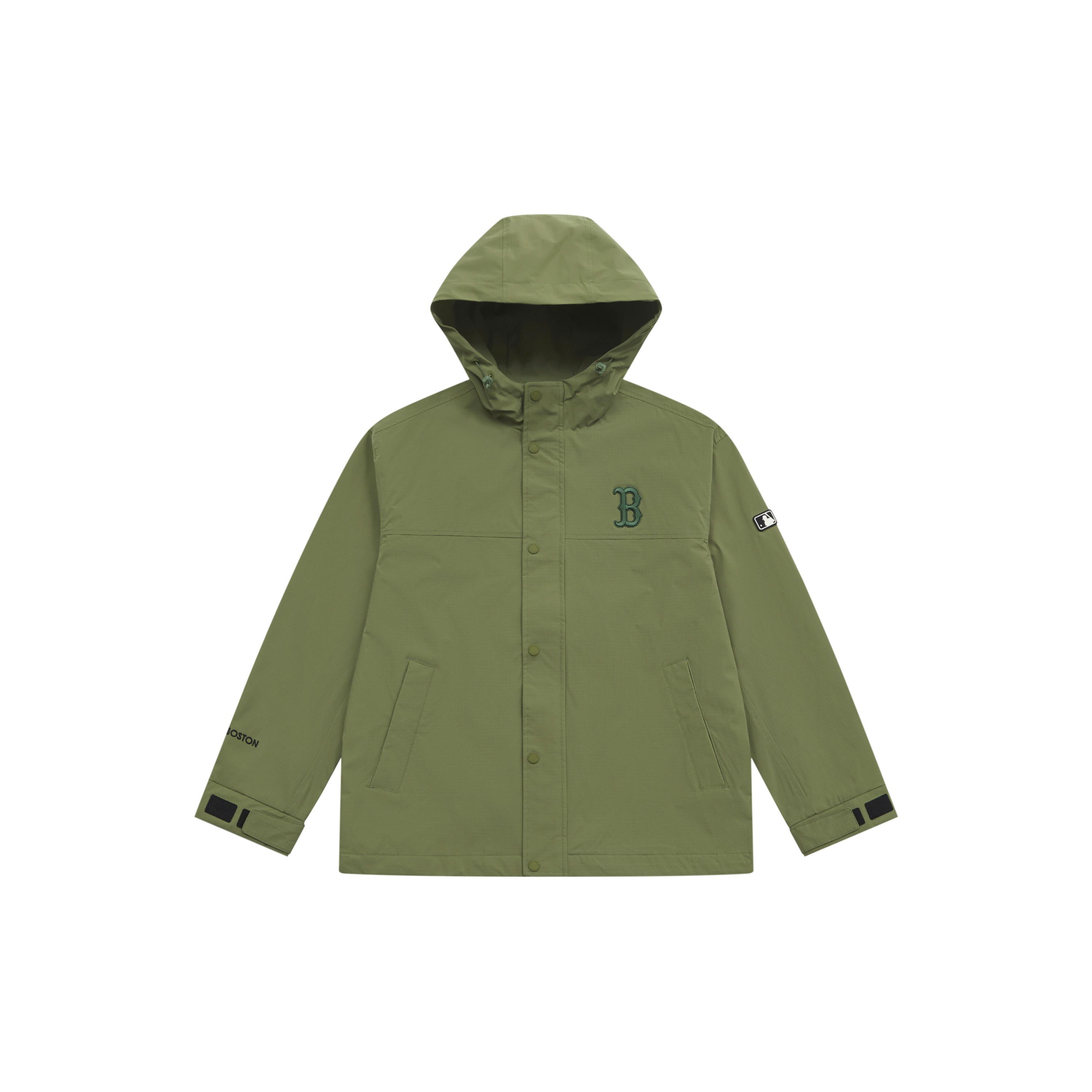 

New MLB Boston Red Sox Basic Collection SS25 Jackets Coats Unisex Green 3AWJB0151-43KAL L
