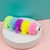 Interactive Gift Antistress Soft Squish Luminous Caterpillar Toy Fidget Squeeze Decompression Toy