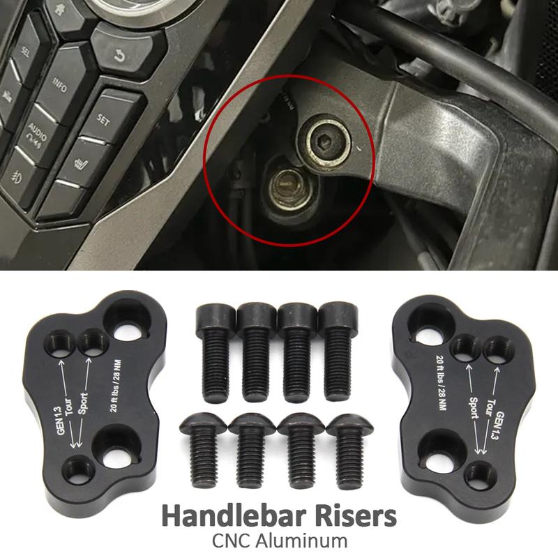 Motorcycle Accessories Handle Bar Clamp Raised Extend Handlebar Mount Riser FOR HONDA Goldwing 1800 GL1800 GL 1800 2018-2023