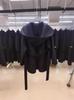 Dalian NSS Autumn/Winter Women's Hooded Loose Fit Double-Sided Cashmere Wool Coat