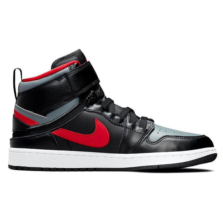 Jordan 1 High FlyEase Black Gym Red Smoke Grey CQ3835-006