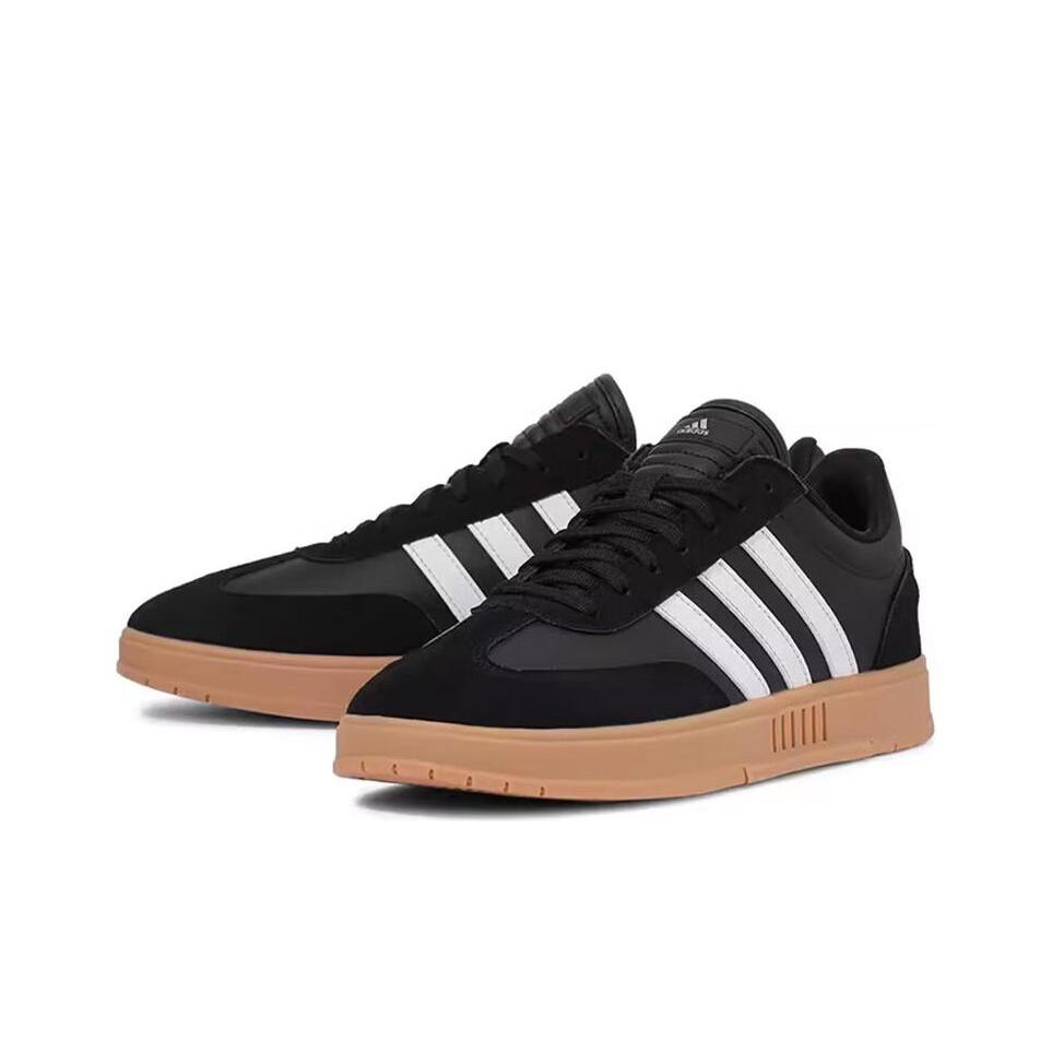 adidas Gradas Zwart Wit Kauwgom Unisex Sneakers Kern-Zwart Wolk-Wit Zilver-Metaalachtig IE9045