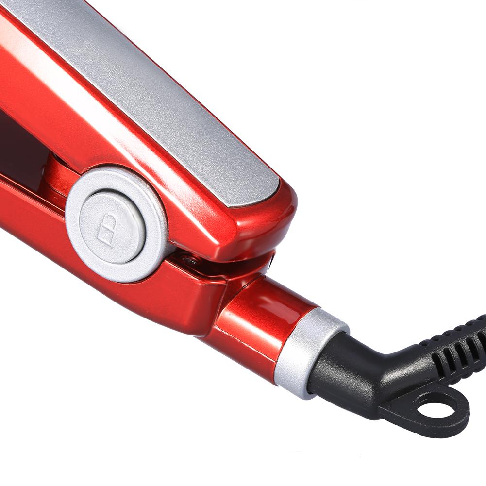 Kemei LED Temperature Display Hair Straightener Hair Straightening Flat Iron Styling Tool