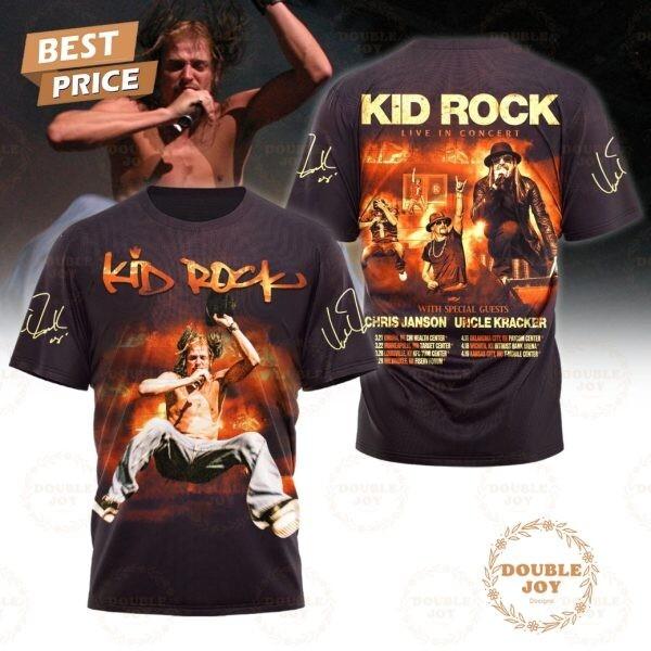 Kid Rock Live In Concert With Special Guest Chris Janson OM982 Unisex T-Shirt XL