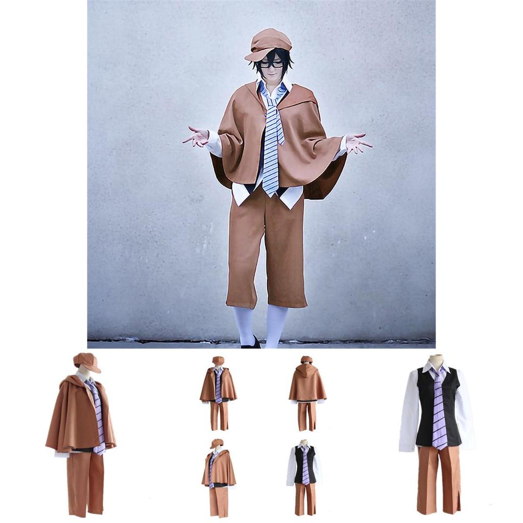 Japanese Anime Bungo Stray Dogs Detective Uniform Costume With Perfect Stitches