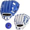 Yokohama DeNA BayStars X GP (GP) Baseball Parent-Child Catchball Glove Set with Soft Ball, Right-Handed Throw Set, Blue/White, 46316