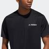T Shirts Men's Black Crew Neck Moderate Straight Fit GN7602