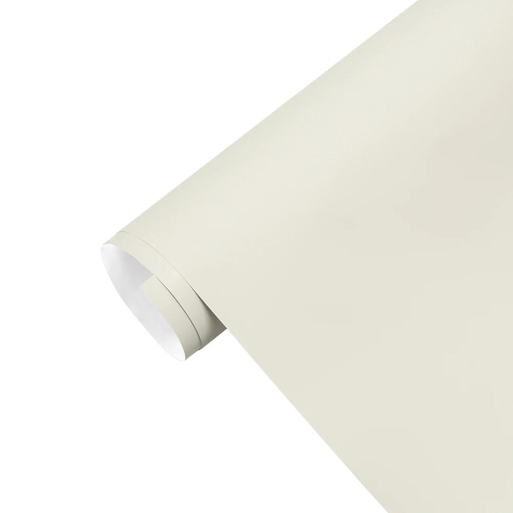 

0.5m Wide Car Sticker Matte Paper White Color Change Vinyl Film PET Bubble Free Wrapping Car Accessories Self Adhesive Decals 0.5x2m