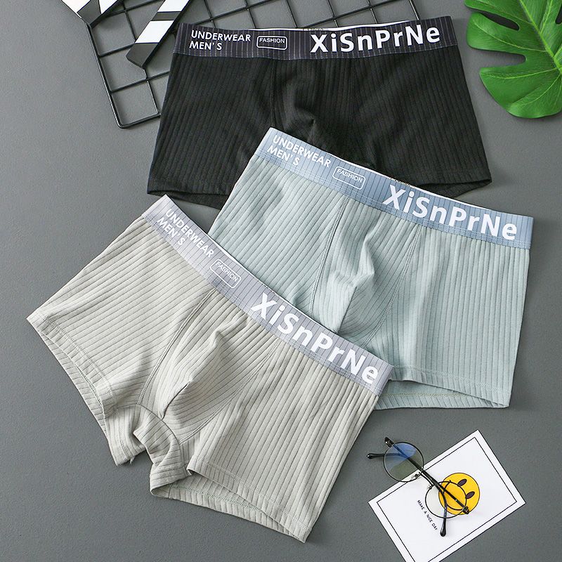 Men's Underwear Men's Cotton Boxer Shorts Men's Shorts Students' Comfortable Korean Version Short Underwear