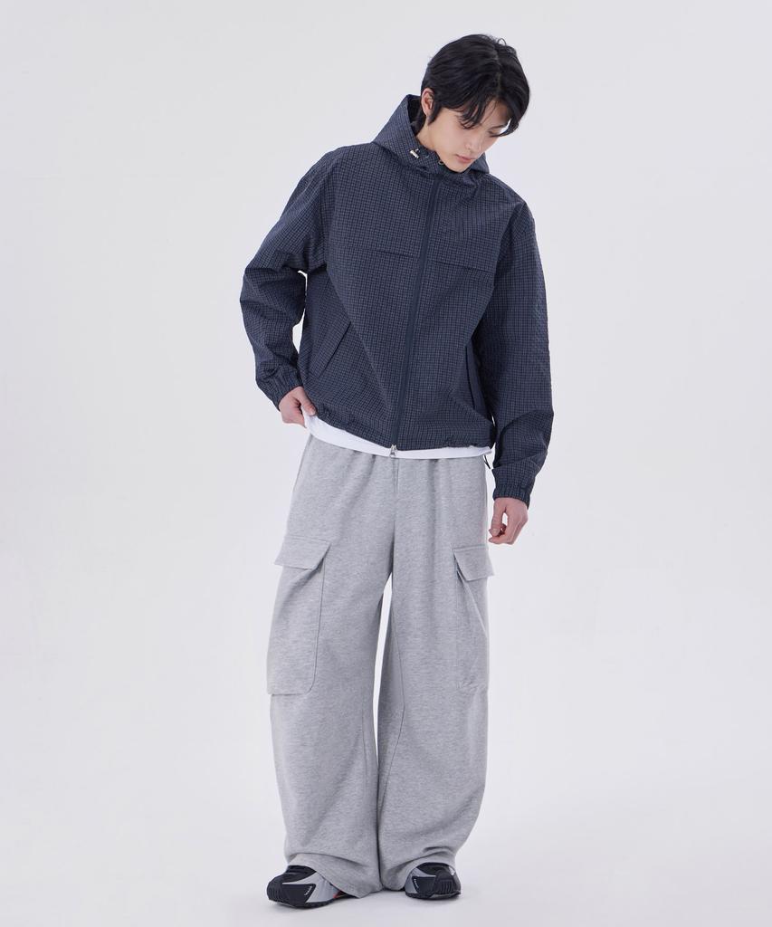 GLW Big Pocket Wide Sweatpants Gray