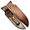 Handcrafted Leather Cutter Sheath Cutter Holder For Compacts Fixed Blade Outdoor Hand Stitched Water Resistant Design