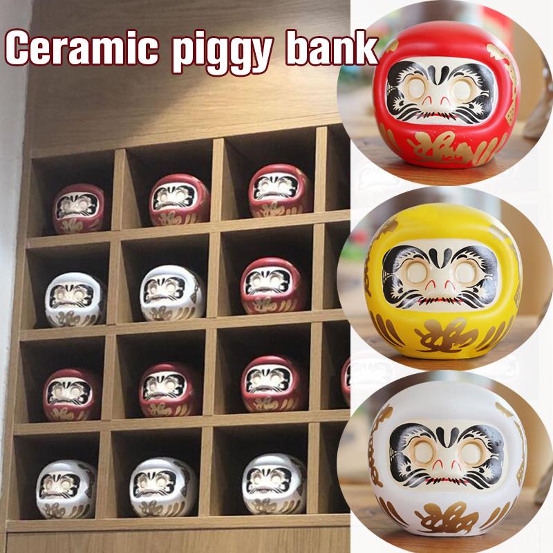 Japanese Style Piggy Bank Lucky Mascot Ceramic Creative Home Decor Ornaments Business Gifts New Year Lucky Crafts Figurines