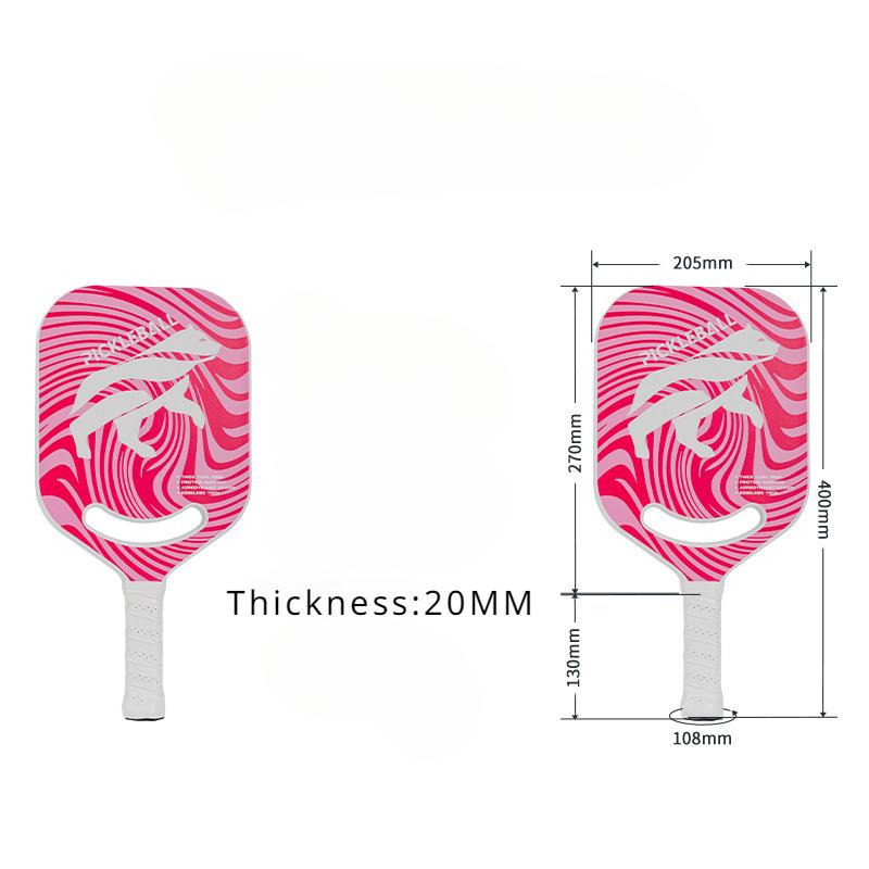 Karbon Fiber Peak Raket Entegre Rekabetçi Yükseltilmiş Sürüm Yarışma Pickleball Peak Raketi