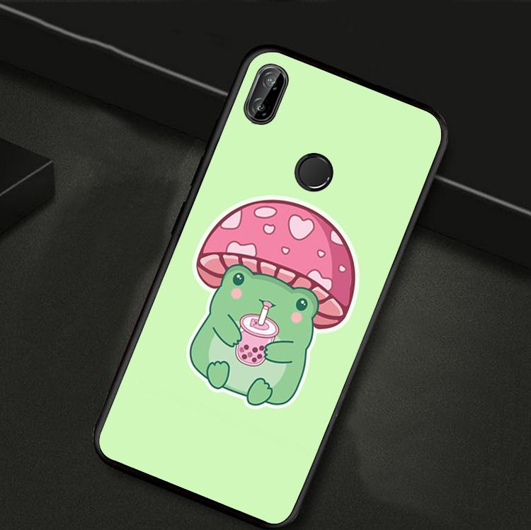 

Cute Kawaii Frog For Huawei Nova Y70 Y60 Y90 Y61 Y91 Y73 Y72 12s 12i 11i 8i 9 10 SE P30 P40 Lite P60 Pro Case Huawei P60 Pro