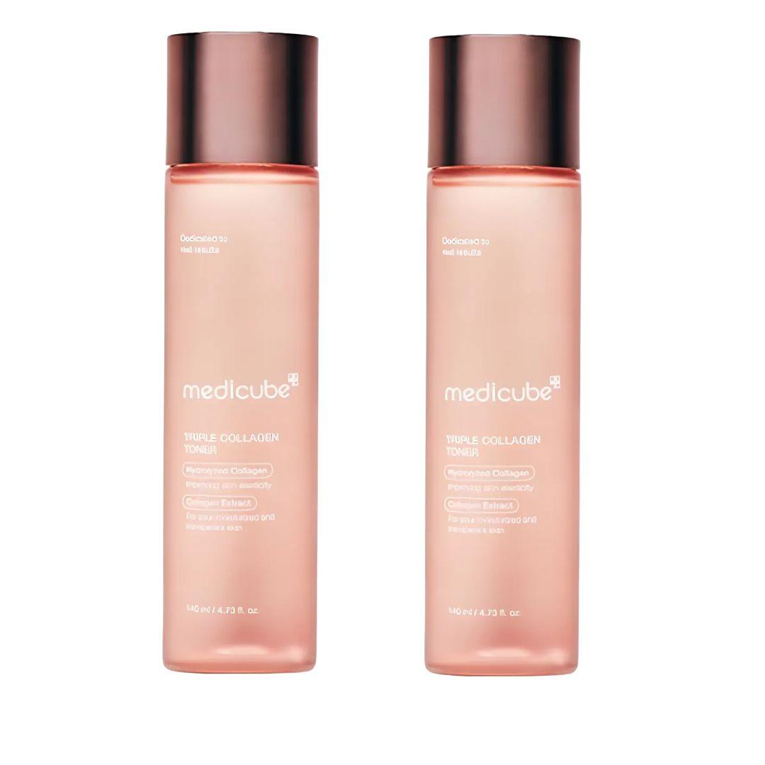 Medicube Triple Collagen Toner 4.0 Firming Hydrating Skin Care 140ml × 2pcs